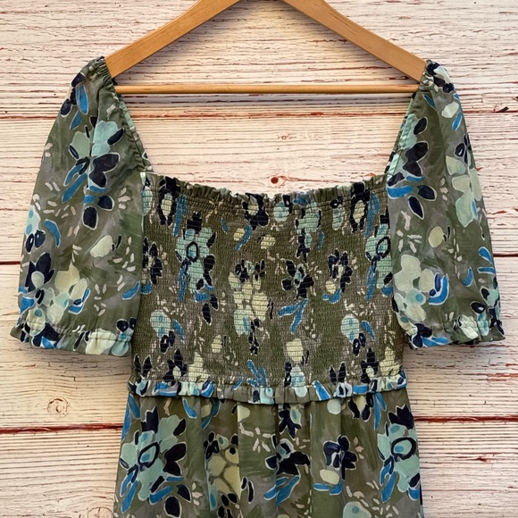 Wilfred Laken Short Sleeve Mini Dress in Sage Frost/Blues Sz M - Picture 8 of 16